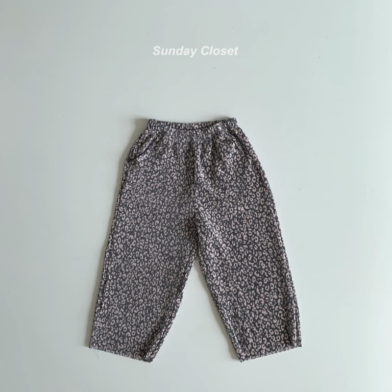 Sunday Closet - Korean Children Fashion - #kidzfashiontrend - Leopard Pelats Pants - 4