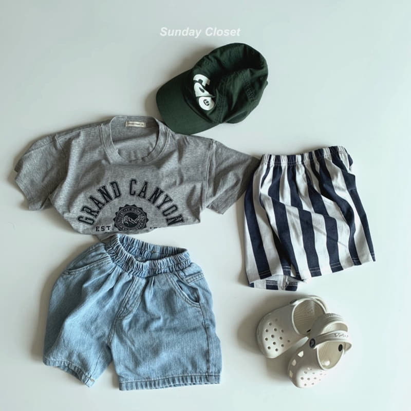 Sunday Closet - Korean Children Fashion - #kidzfashiontrend - Marine Stripes Shorts - 4