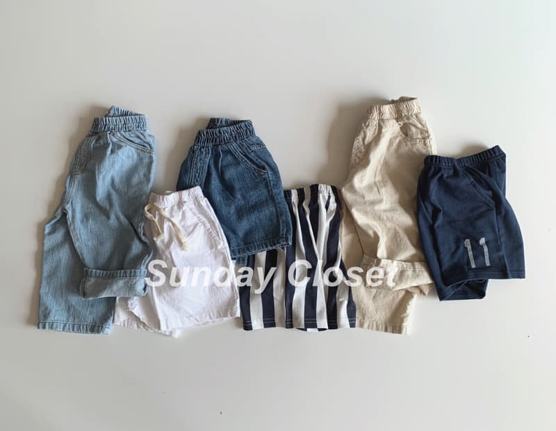 Sunday Closet - Korean Children Fashion - #childofig - Marine Stripes Shorts - 9