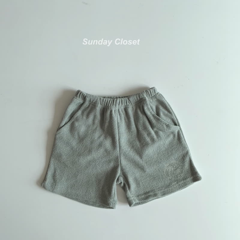 Sunday Closet - Korean Children Fashion - #childofig - Palm Terry Shorts - 3