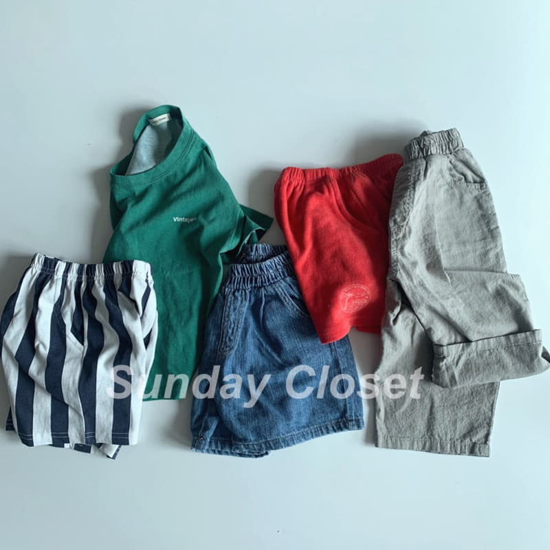 Sunday Closet - Korean Children Fashion - #designkidswear - Marine Stripes Shorts - 12