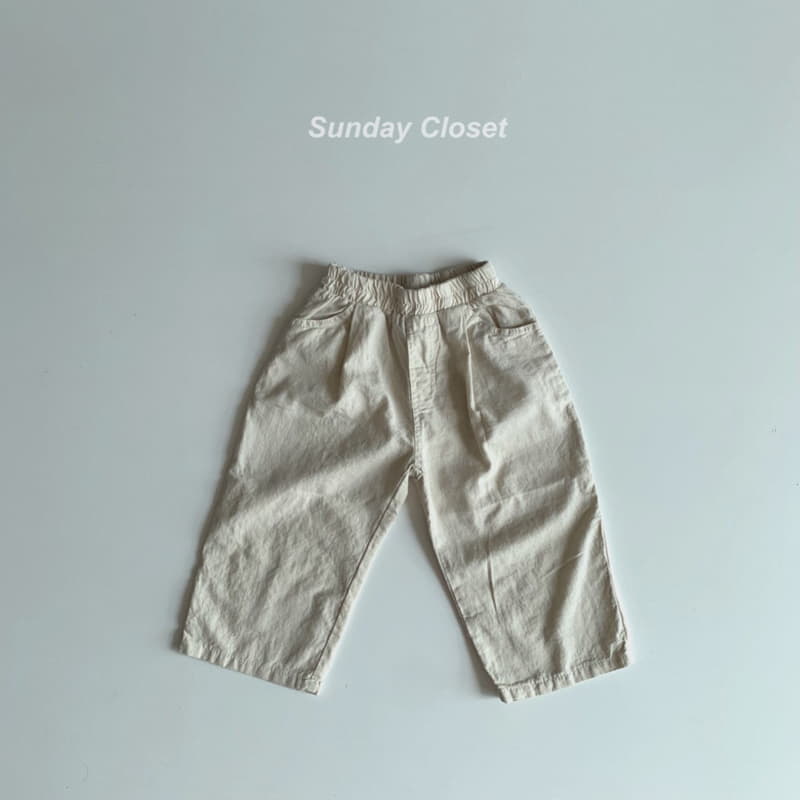 Sunday Closet - Korean Children Fashion - #fashionkids - Linen Washing Pants - 12