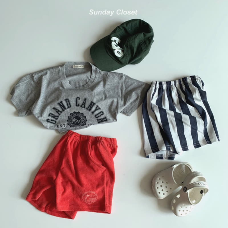 Sunday Closet - Korean Children Fashion - #kidsstore - Marine Stripes Shorts - 2