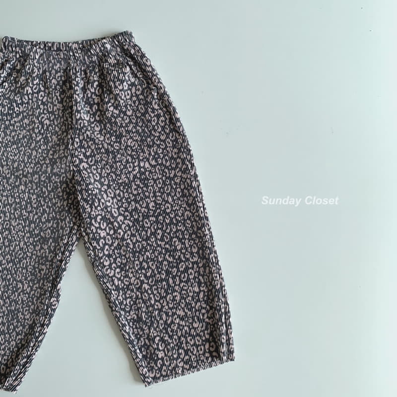 Sunday Closet - Korean Children Fashion - #kidzfashiontrend - Leopard Pelats Pants - 3