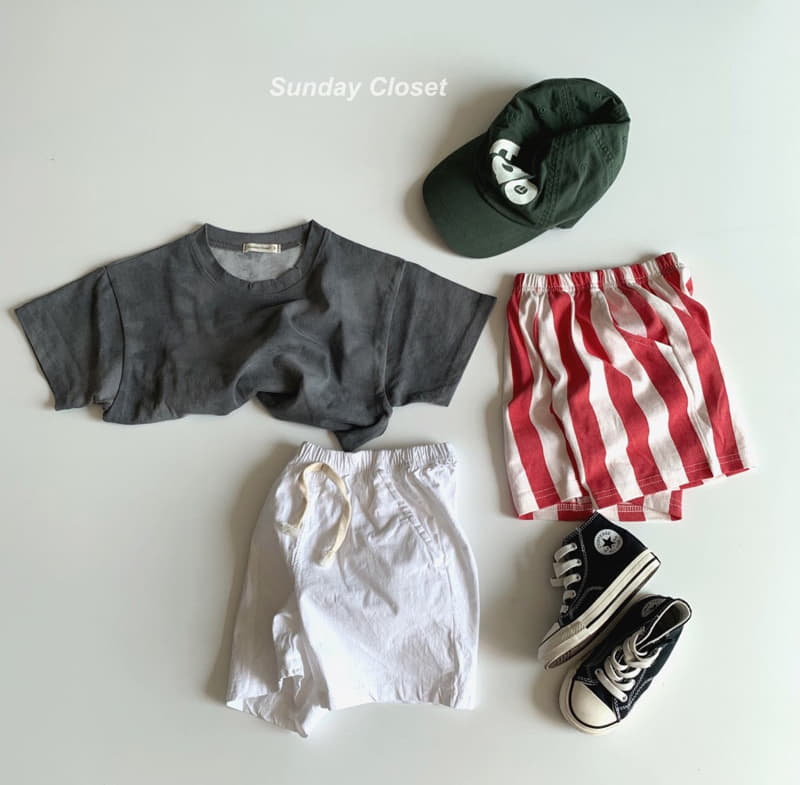 Sunday Closet - Korean Children Fashion - #magicofchildhood - Marine Stripes Shorts - 6