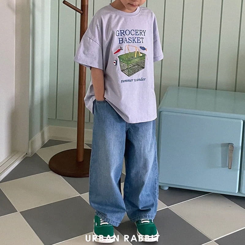 Urban Rabbit - Korean Children Fashion - #discoveringself - Green Basket Tee - 9