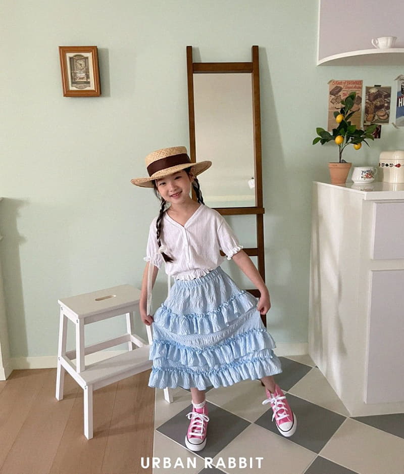 Urban Rabbit - Korean Children Fashion - #discoveringself - Ade Frill Skirt - 3