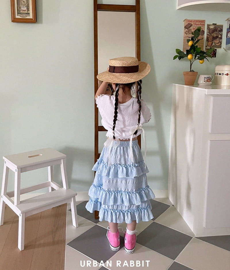 Urban Rabbit - Korean Children Fashion - #discoveringself - Ade Frill Skirt - 4