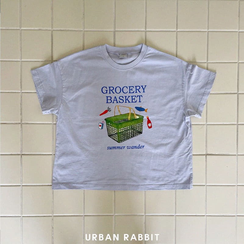 Urban Rabbit - Korean Children Fashion - #kidsstore - Green Basket Tee - 12