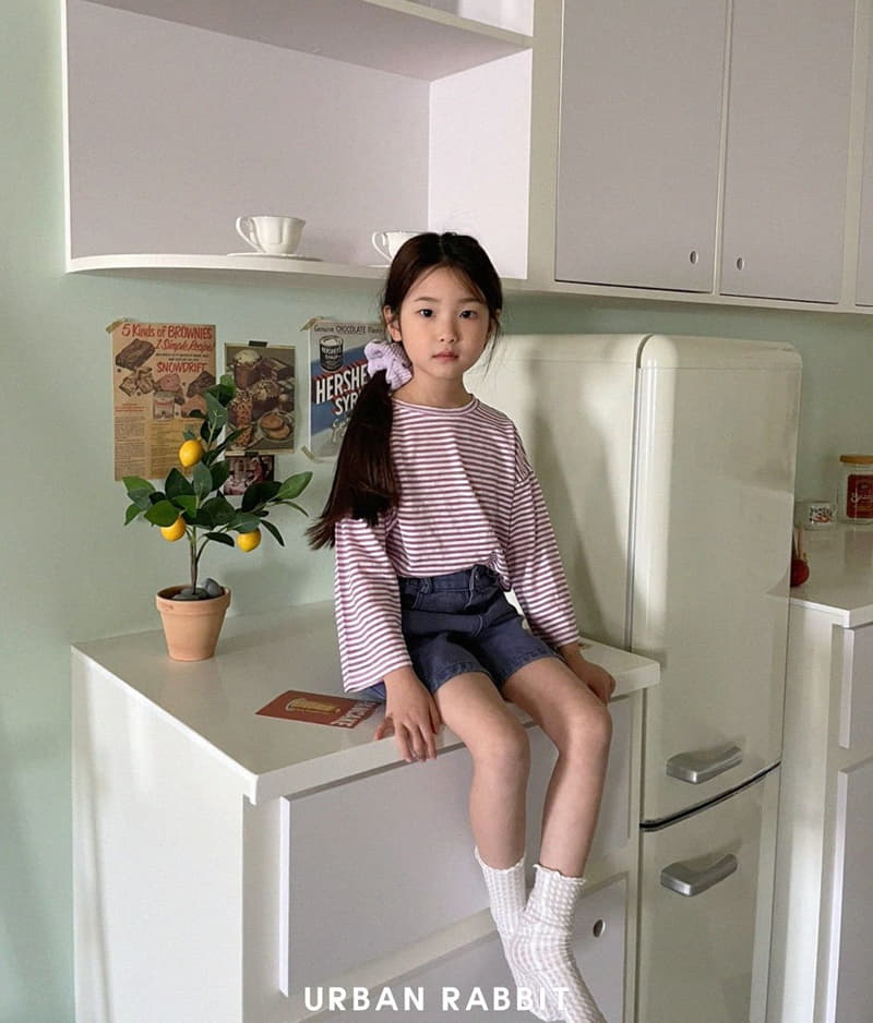 Urban Rabbit - Korean Children Fashion - #Kfashion4kids - Loose Stripes Tee - 4