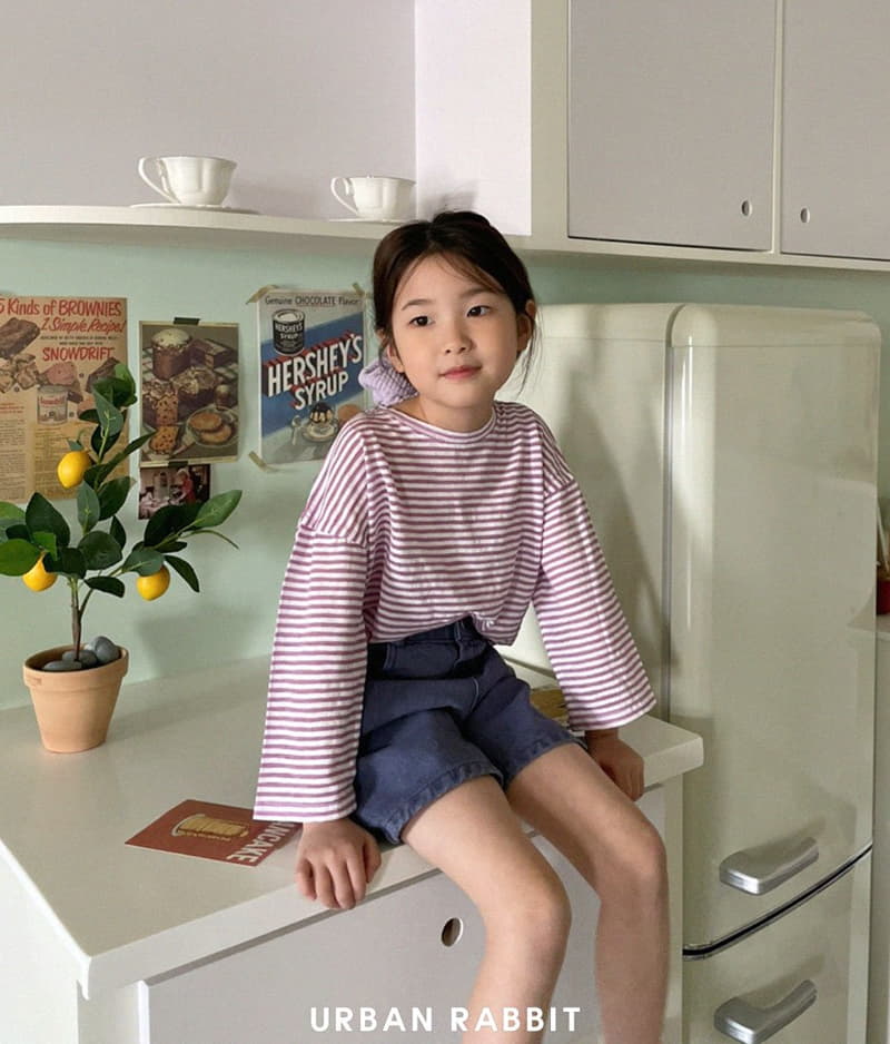 Urban Rabbit - Korean Children Fashion - #magicofchildhood - Loose Stripes Tee - 5