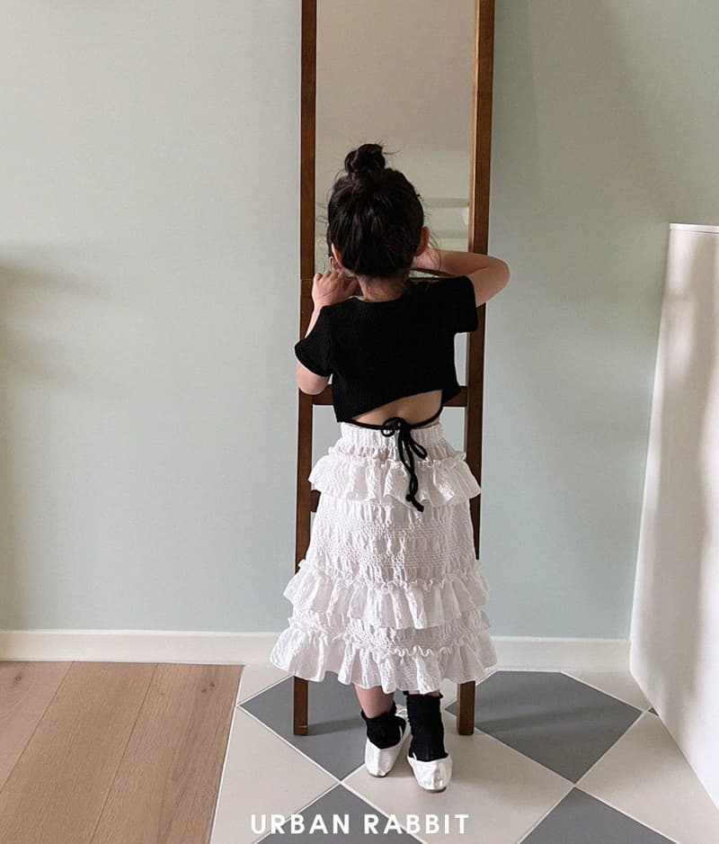 Urban Rabbit - Korean Children Fashion - #minifashionista - Ade Frill Skirt - 11