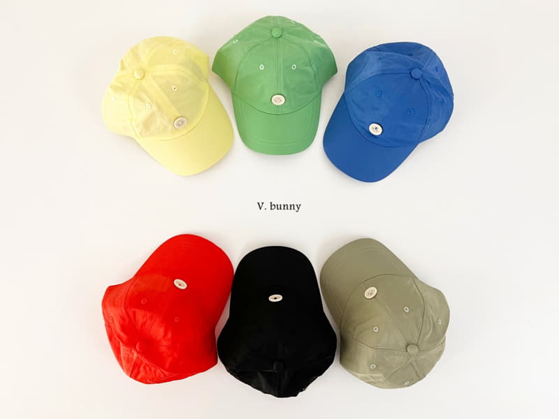 V Bunny - Korean Children Fashion - #kidzfashiontrend - Button Cap 48~52