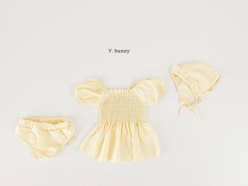 V Bunny - Korean Children Fashion - #magicofchildhood - Smocked Swimwear - 2