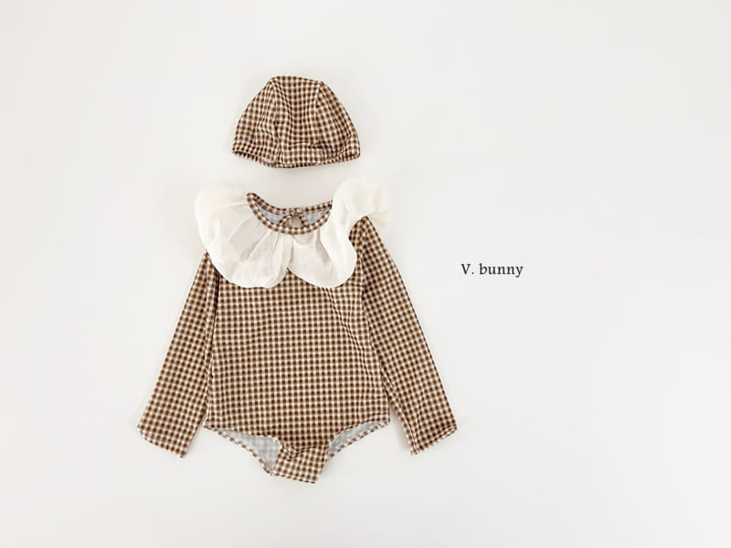 V Bunny - Korean Children Fashion - #prettylittlegirls - Frill Swimwear - 5