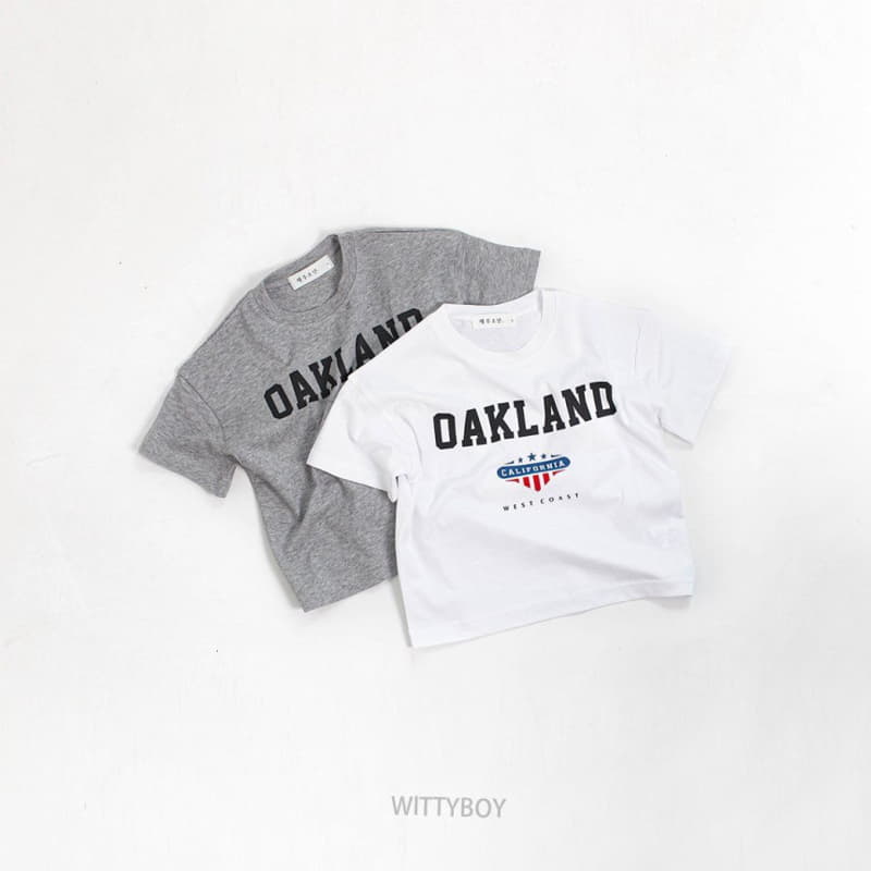 Witty Boy - Korean Children Fashion - #Kfashion4kids - Oakland Tee