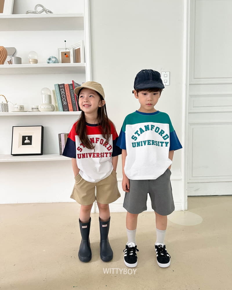 Witty Boy - Korean Children Fashion - #Kfashion4kids - Block Tee - 3