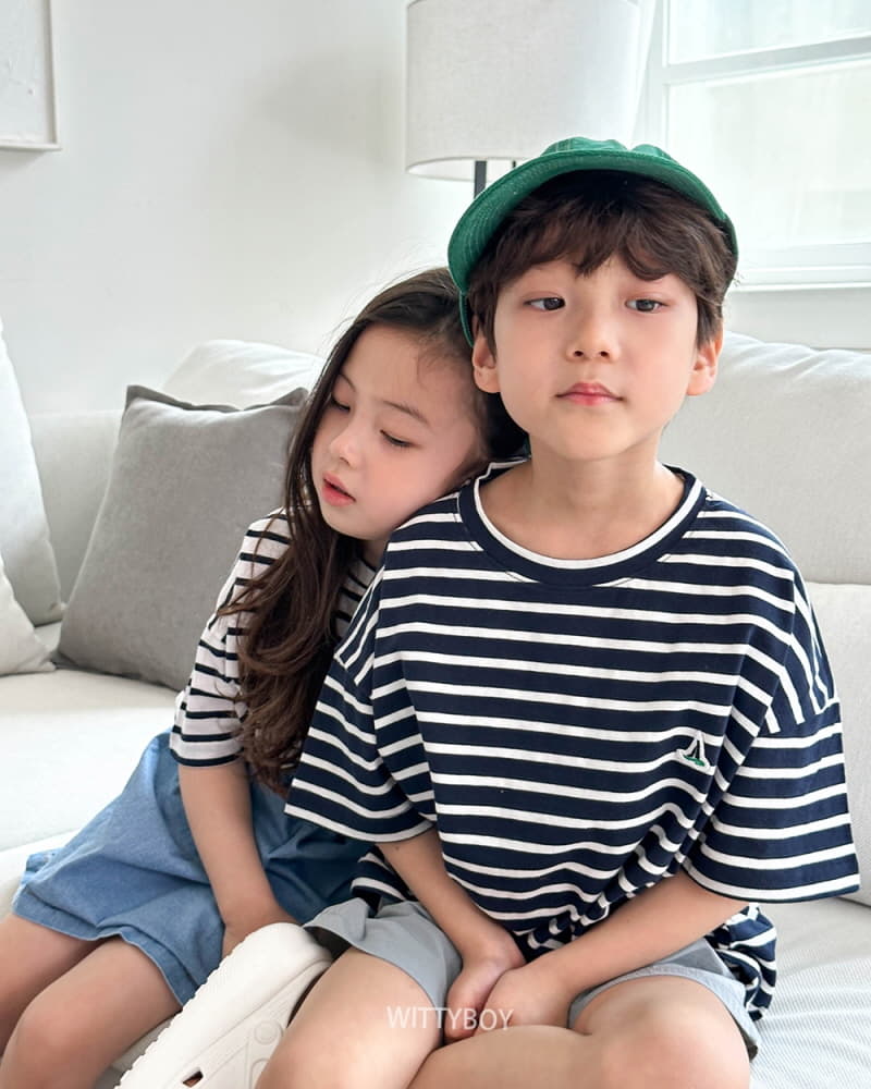 Witty Boy - Korean Children Fashion - #Kfashion4kids - Sailing Stripes Tee - 2