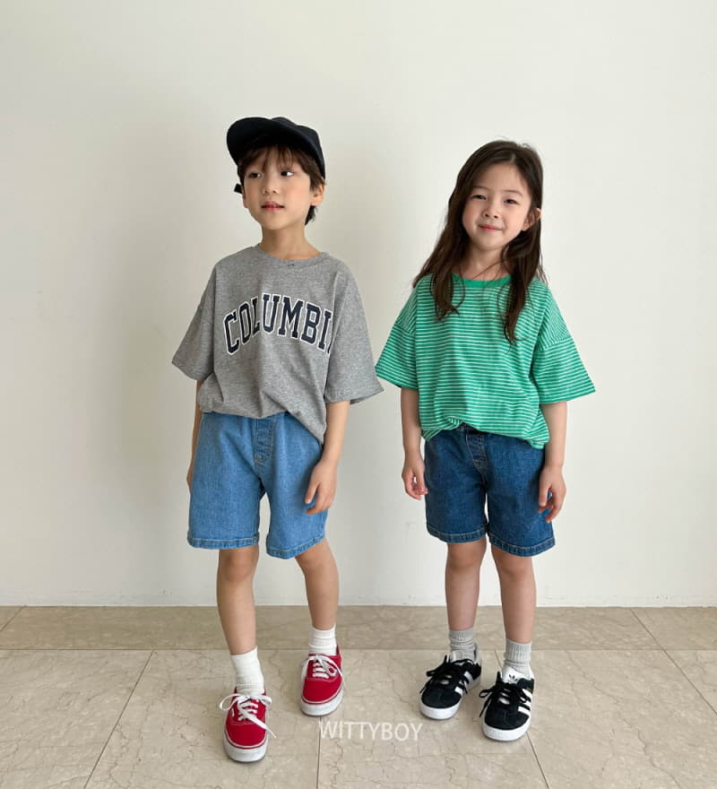 Witty Boy - Korean Children Fashion - #Kfashion4kids - Lime Stripes Tee - 5