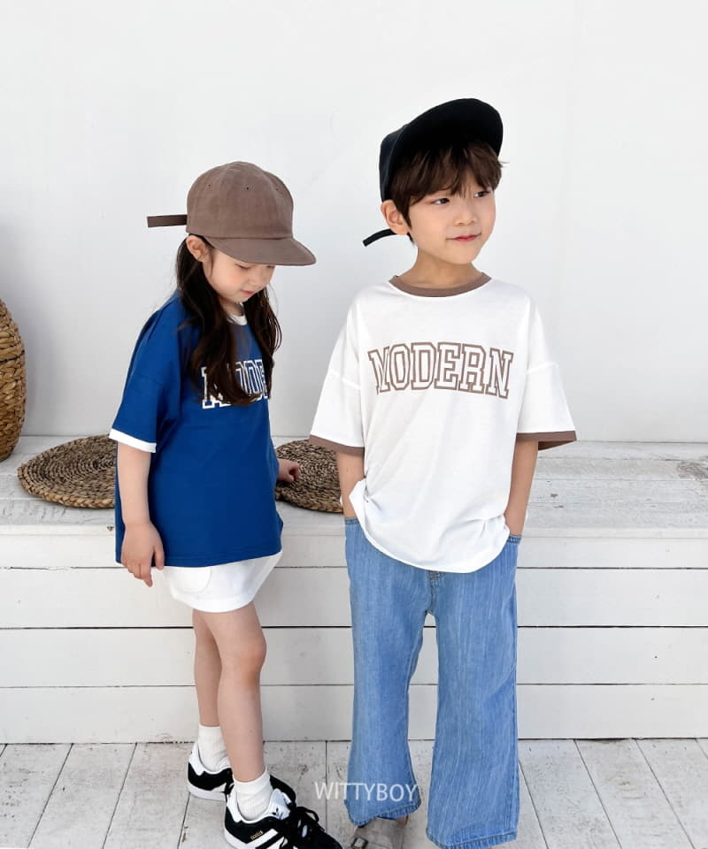 Witty Boy - Korean Children Fashion - #childofig - Modern Tee - 2