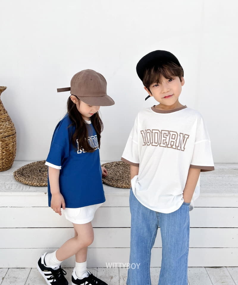 Witty Boy - Korean Children Fashion - #childrensboutique - Modern Tee - 3