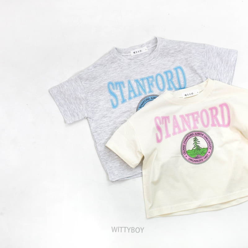 Witty Boy - Korean Children Fashion - #childrensboutique - Stanford Tee