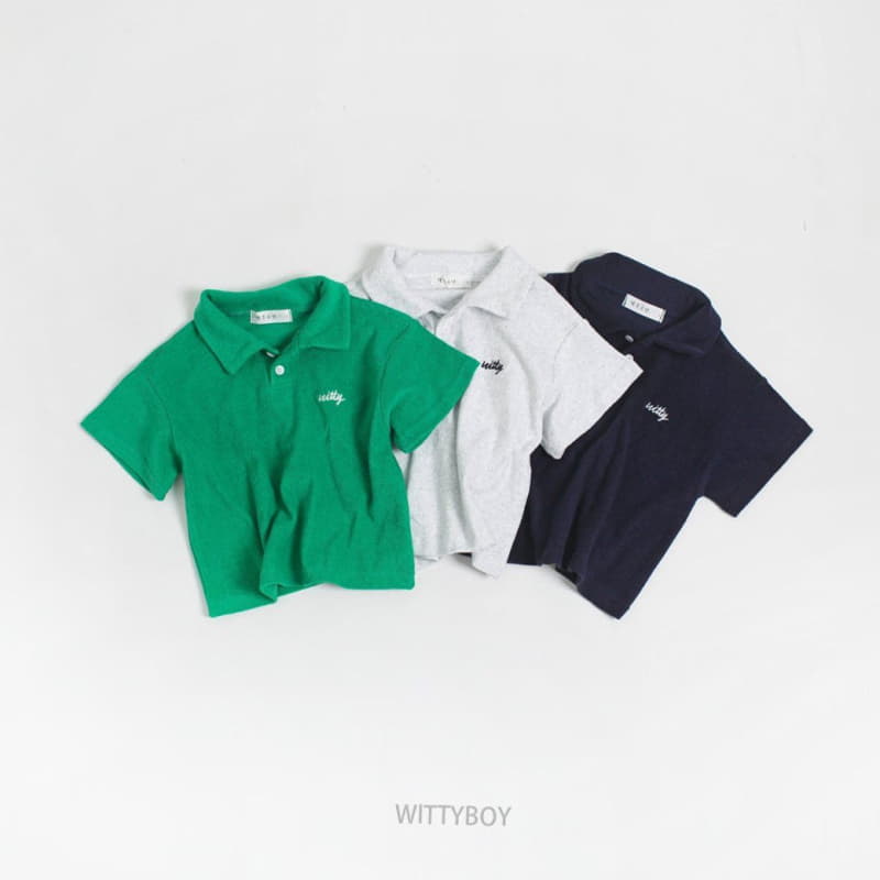 Witty Boy - Korean Children Fashion - #designkidswear - W Terry Tee