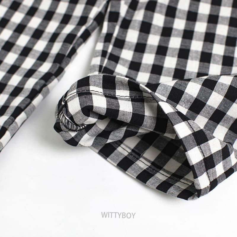 Witty Boy - Korean Children Fashion - #designkidswear - Momo Check Pants - 3