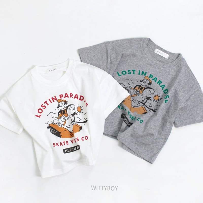 Witty Boy - Korean Children Fashion - #designkidswear - Paradise Tee