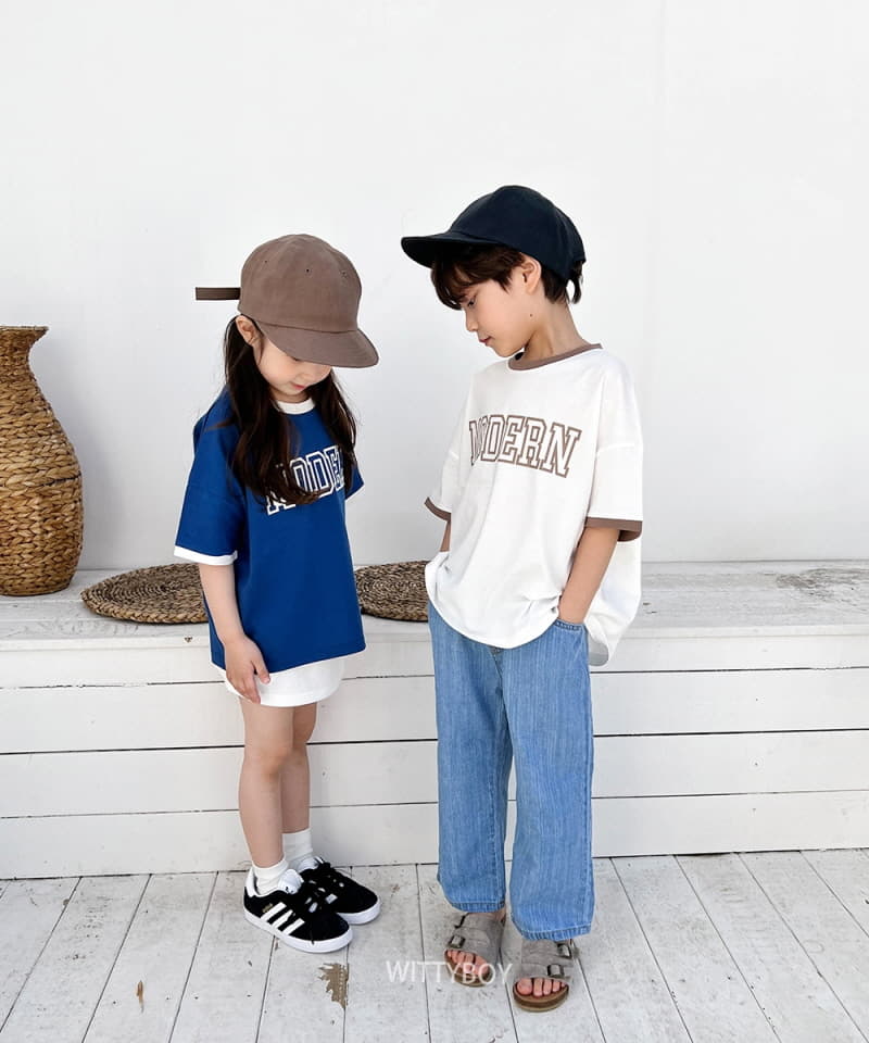 Witty Boy - Korean Children Fashion - #childrensboutique - Modern Tee - 4