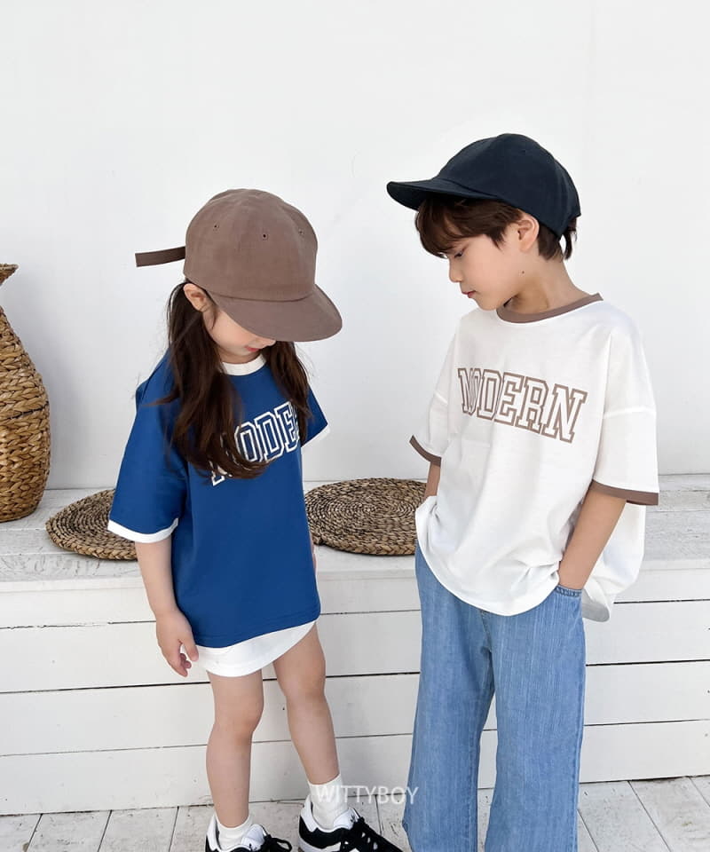 Witty Boy - Korean Children Fashion - #discoveringself - Modern Tee - 5