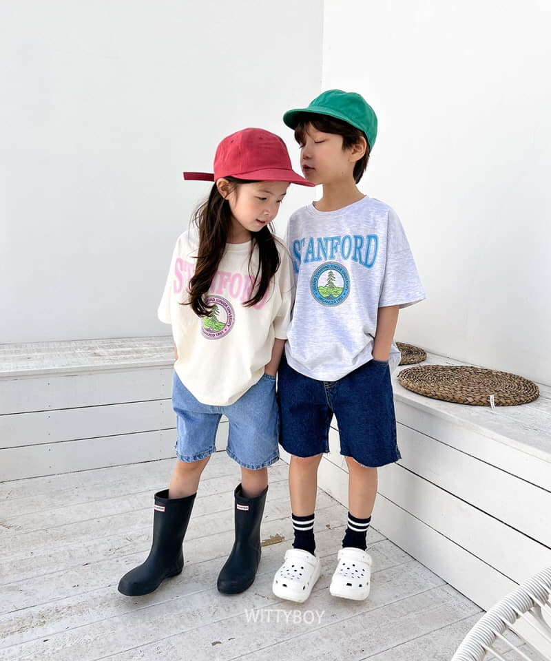 Witty Boy - Korean Children Fashion - #discoveringself - Stanford Tee - 3