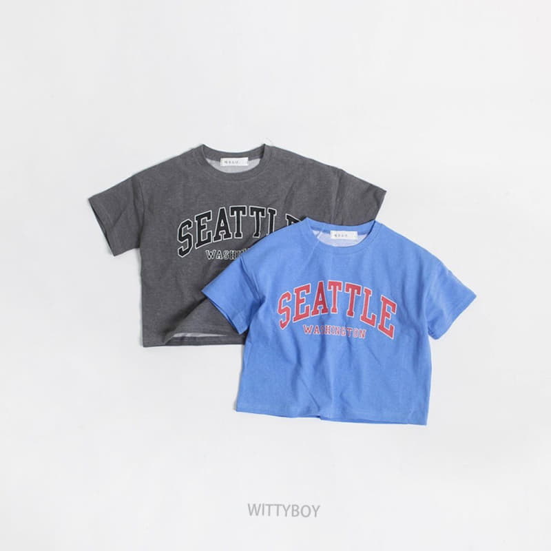 Witty Boy - Korean Children Fashion - #discoveringself - Seatle Tee