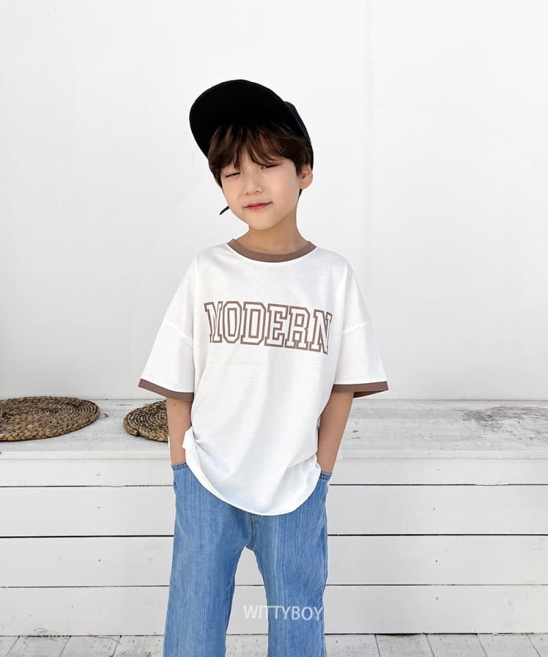 Witty Boy - Korean Children Fashion - #fashionkids - Modern Tee - 6