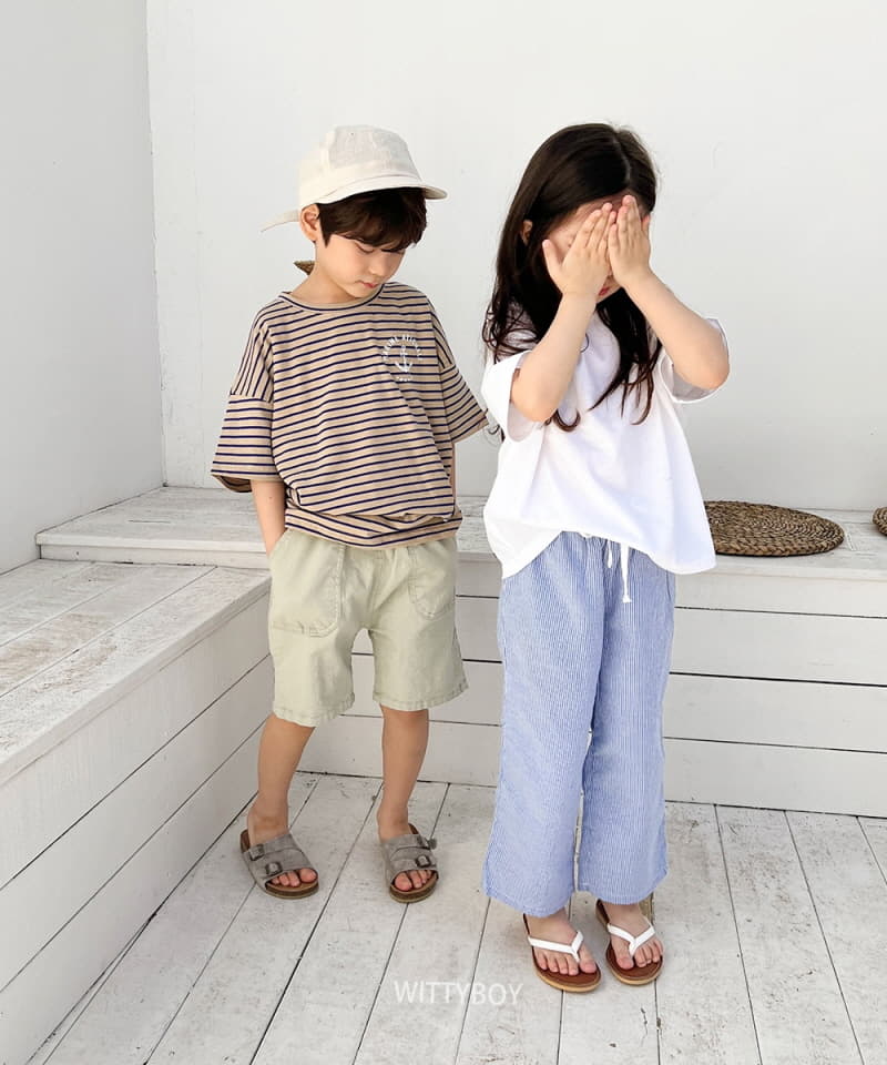 Witty Boy - Korean Children Fashion - #fashionkids - Nature Pants - 3