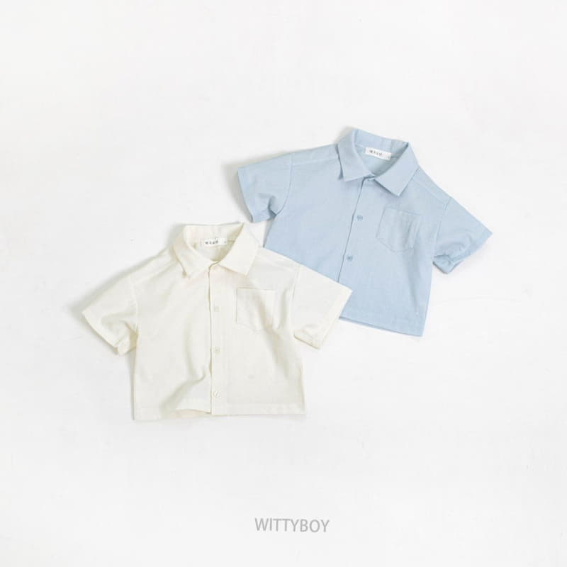 Witty Boy - Korean Children Fashion - #kidsshorts - Slush Shirt - 2