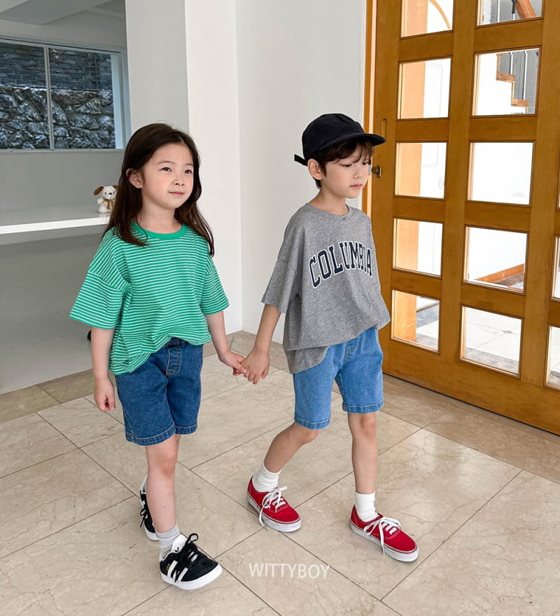 Witty Boy - Korean Children Fashion - #kidsshorts - My Summer Jeans - 11