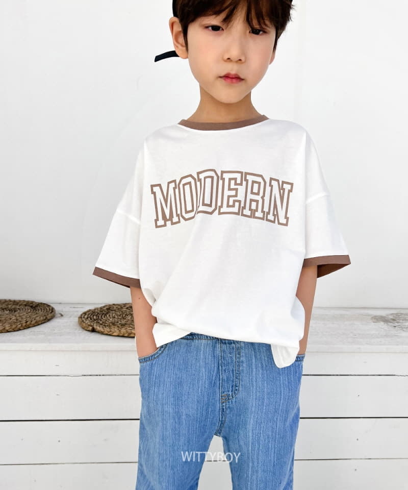 Witty Boy - Korean Children Fashion - #kidsshorts - Modern Tee - 7