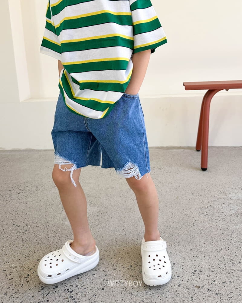 Witty Boy - Korean Children Fashion - #kidsshorts - Vibe Jeans - 3