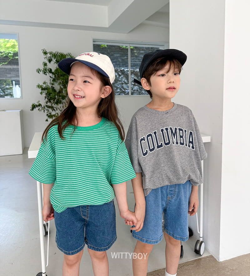 Witty Boy - Korean Children Fashion - #kidsshorts - Collomdia Tee - 9