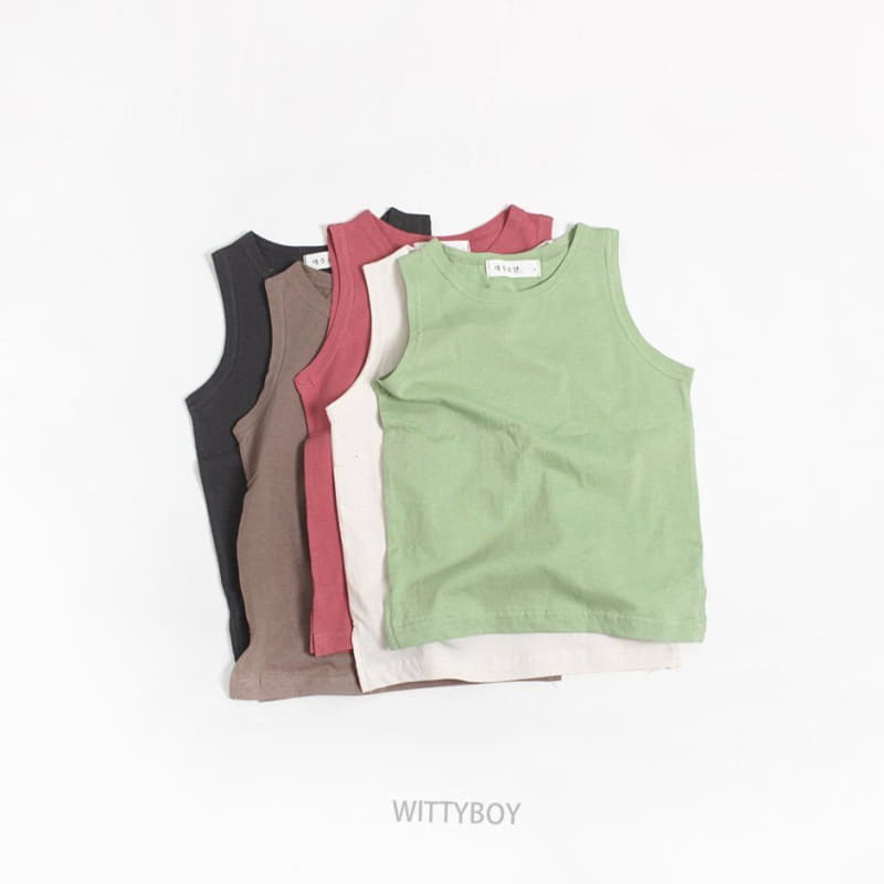 Witty Boy - Korean Children Fashion - #kidsstore - Vove Sleeveless