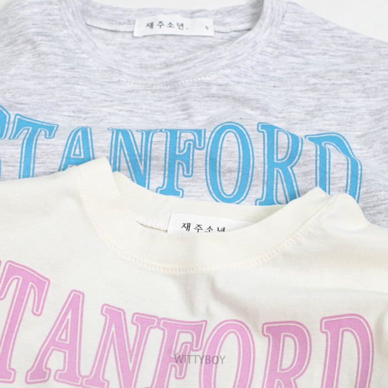 Witty Boy - Korean Children Fashion - #kidsshorts - Stanford Tee - 4