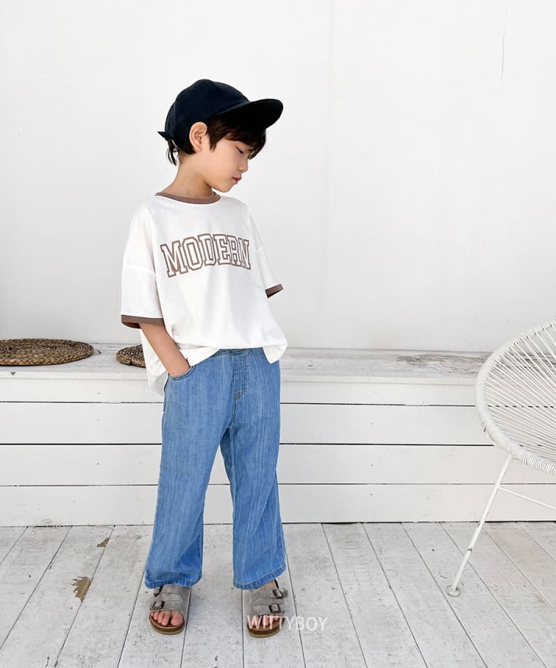 Witty Boy - Korean Children Fashion - #kidsstore - Modern Tee - 8