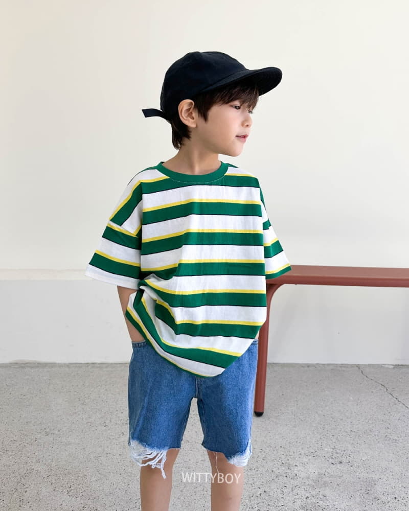 Witty Boy - Korean Children Fashion - #kidsshorts - Vibe Jeans - 4