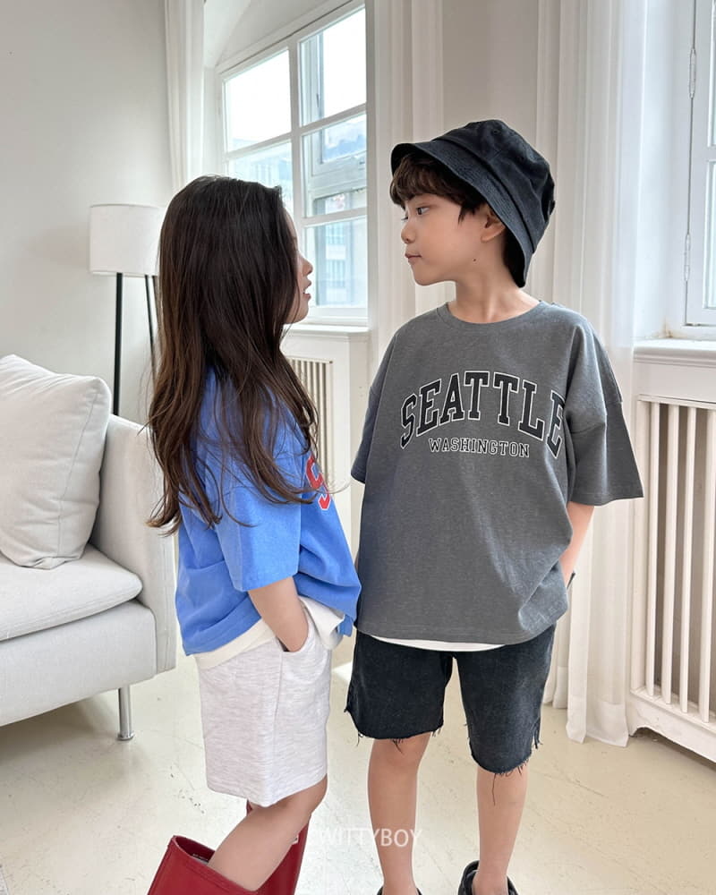 Witty Boy - Korean Children Fashion - #kidzfashiontrend - Seatle Tee - 5