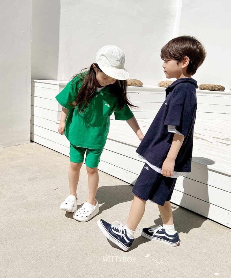 Witty Boy - Korean Children Fashion - #kidzfashiontrend - W Terry Pants - 7