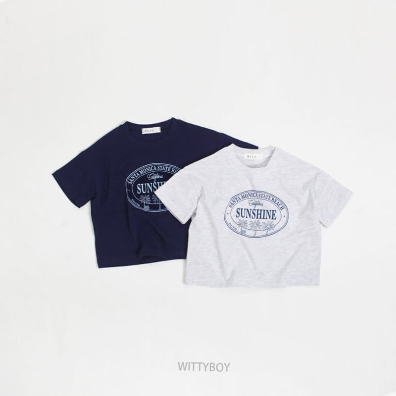 Witty Boy - Korean Children Fashion - #littlefashionista - Sunsha Tee - 3