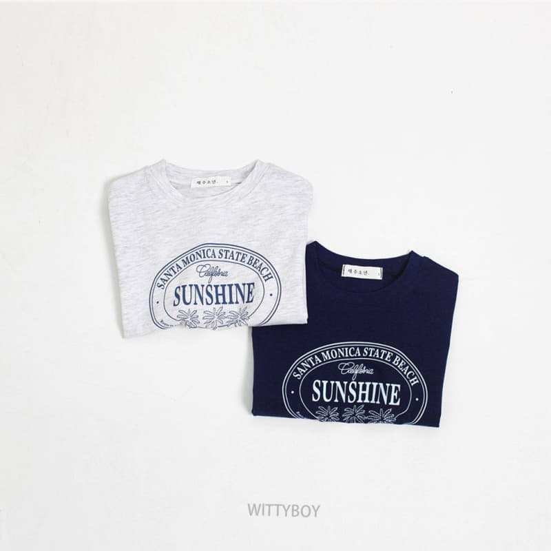 Witty Boy - Korean Children Fashion - #littlefashionista - Sunsha Tee - 4