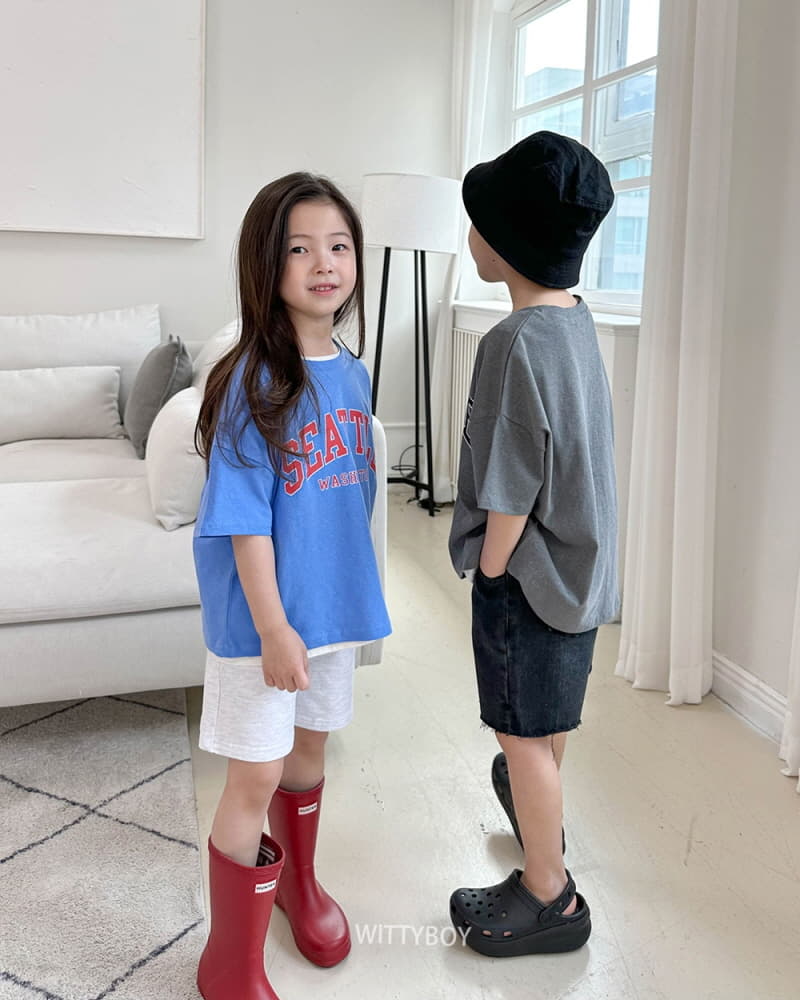 Witty Boy - Korean Children Fashion - #magicofchildhood - Seatle Tee - 8