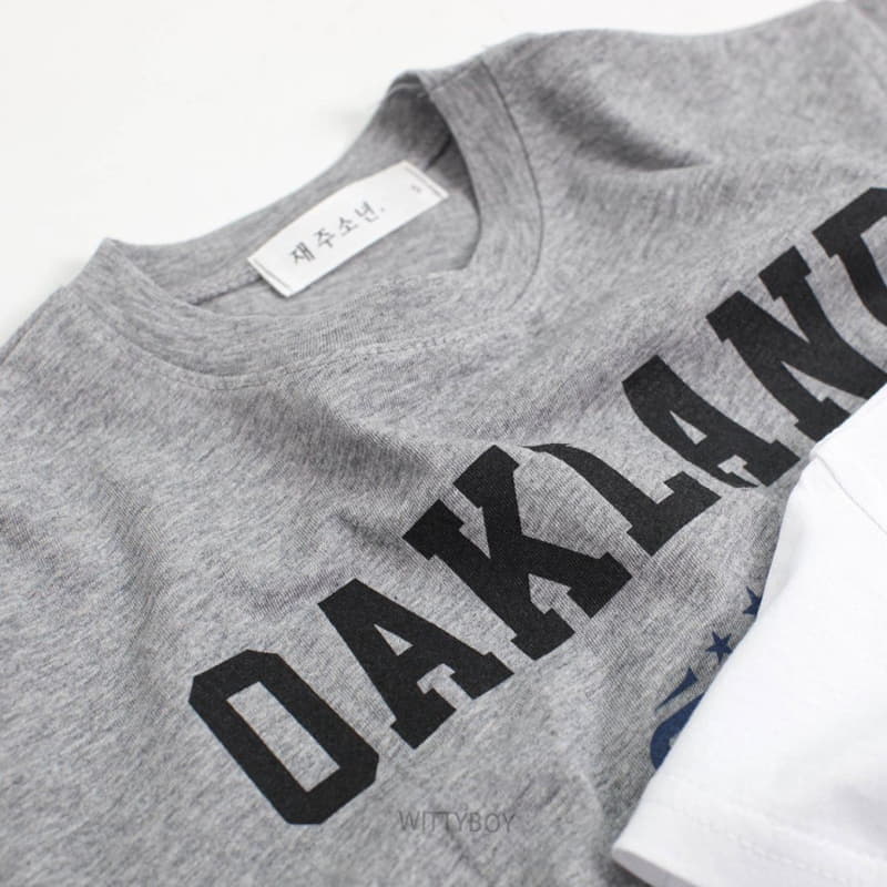 Witty Boy - Korean Children Fashion - #magicofchildhood - Oakland Tee - 4